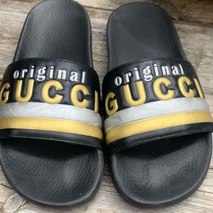 Authentic Gucci slides size 8
